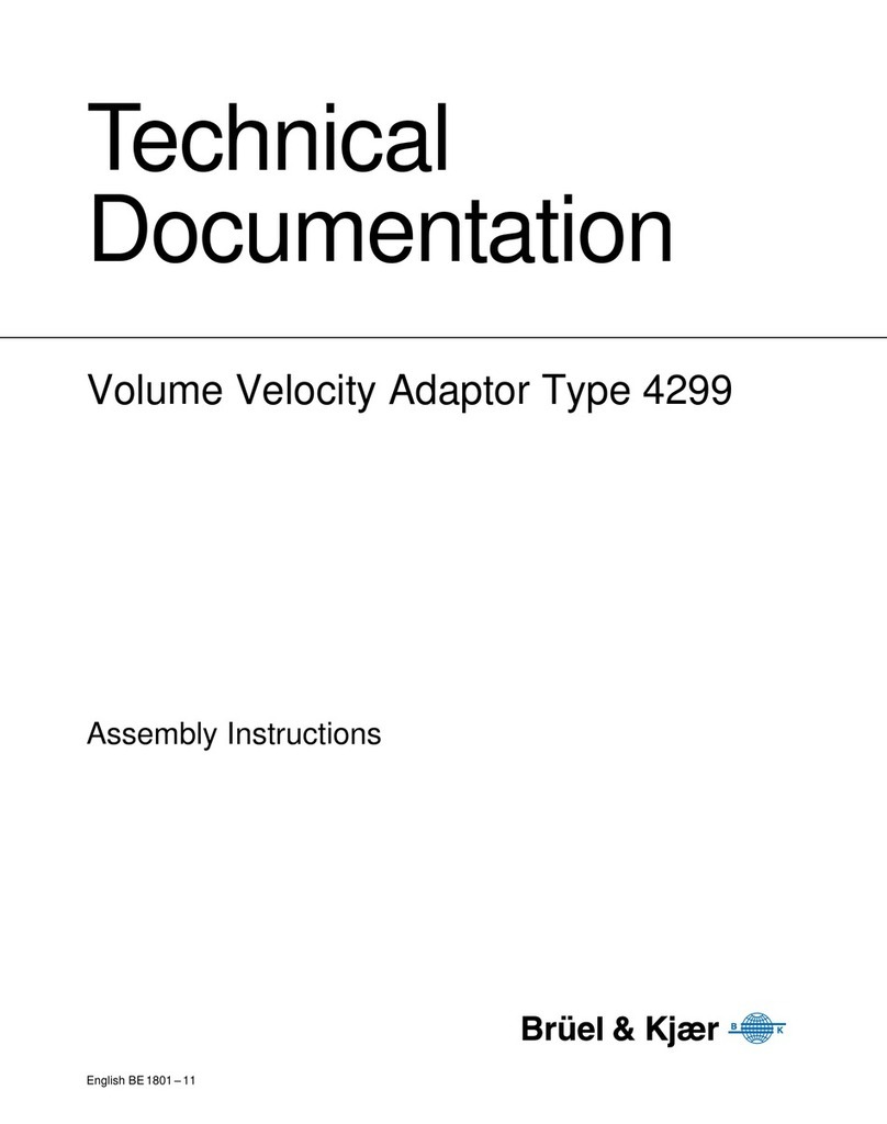 BRUEL & KJAER 4299 Assembly instructions