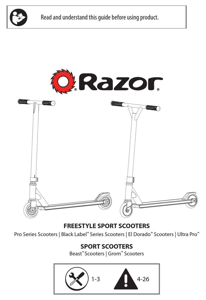 Razor El Dorado User manual