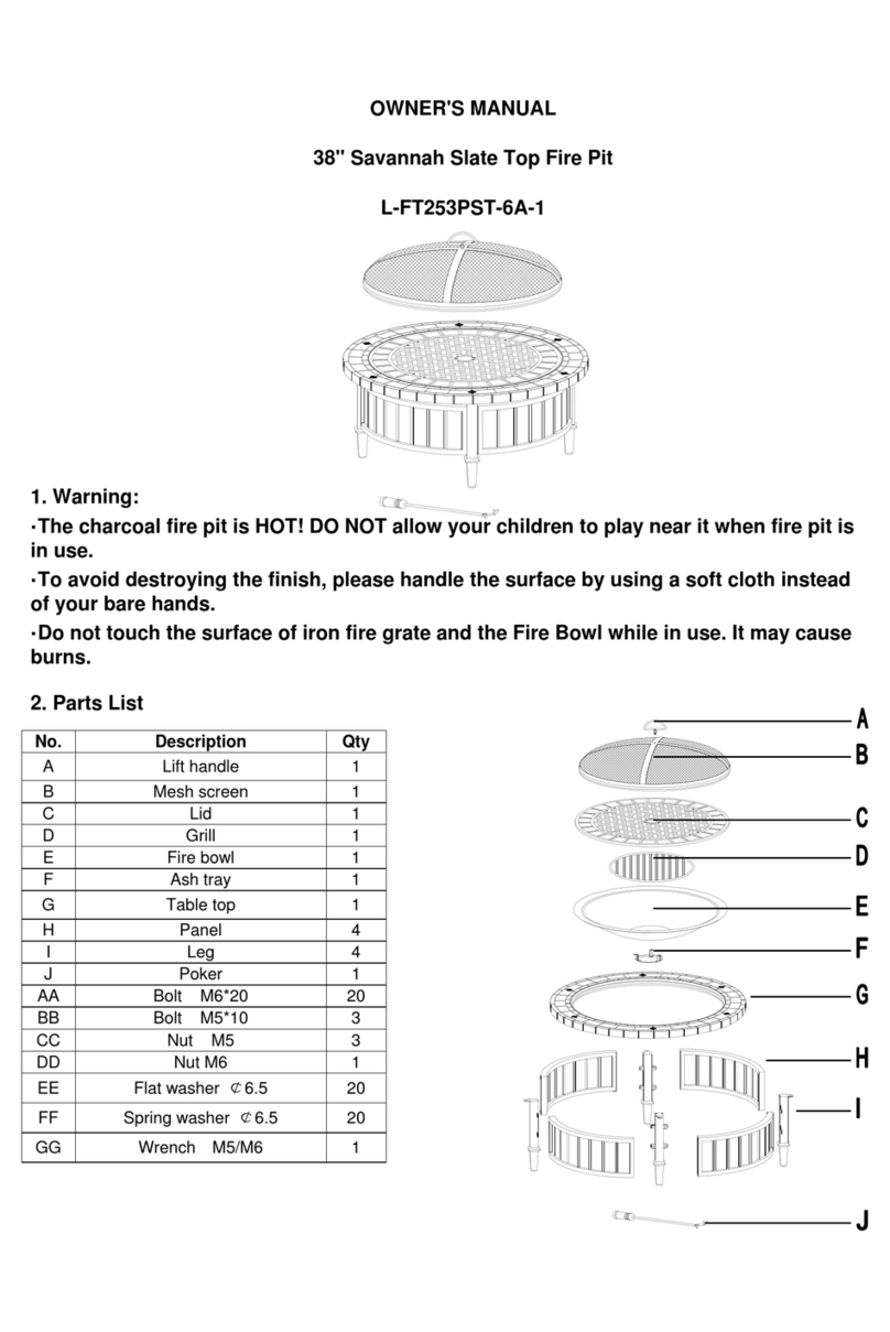 Sunjoy L-FT253PST-6A-1 owner's manual
