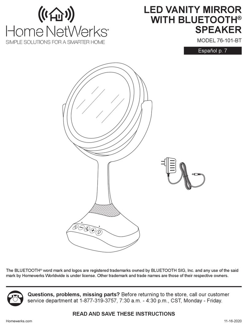 HOME NETWERKS 76-101-BT User manual