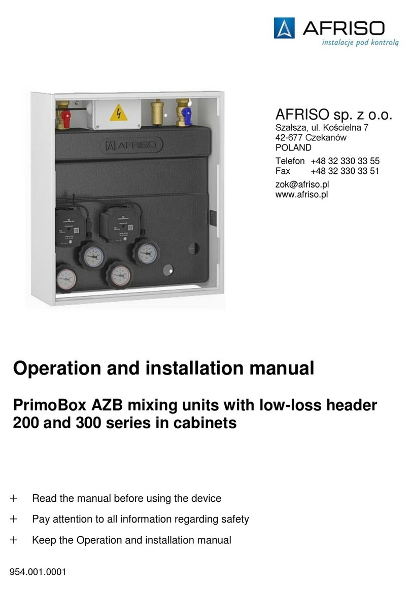 AFRISO PrimoBox AZB Operation and installation manual