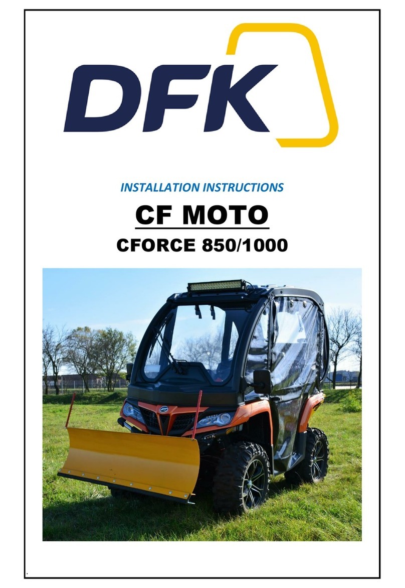 CF MOTO CFORCE 850 installation instructions