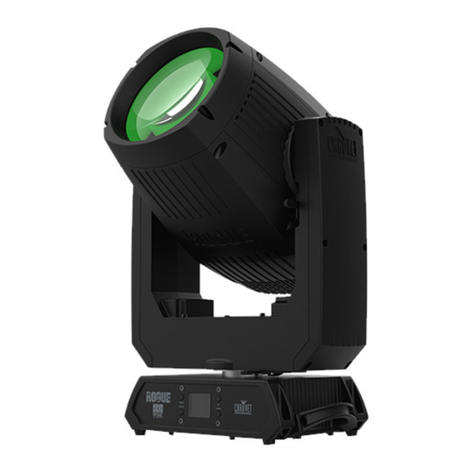 Chauvet Professional Rogue Outcast 1L Beam Quick reference guide