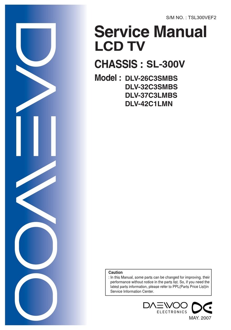 Daewoo DLV-26C3SMBS Service manual