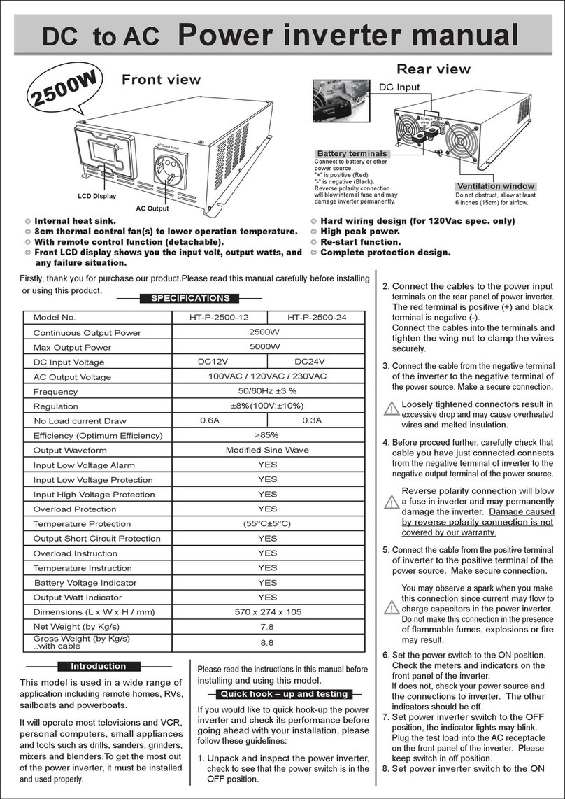 Hon Turing HT-P-2500-12 User manual