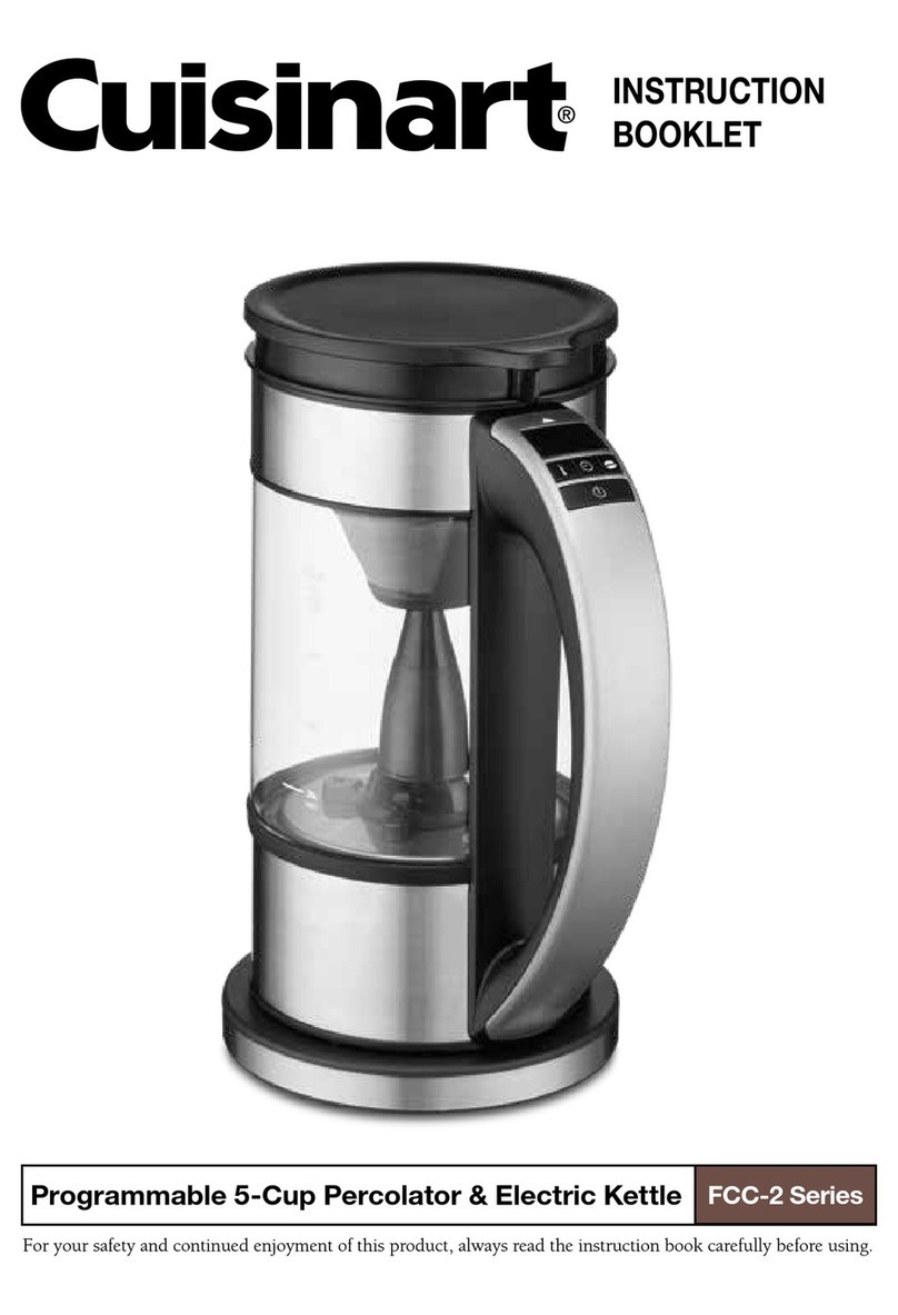 Cuisinart FCC-2 Series User manual
