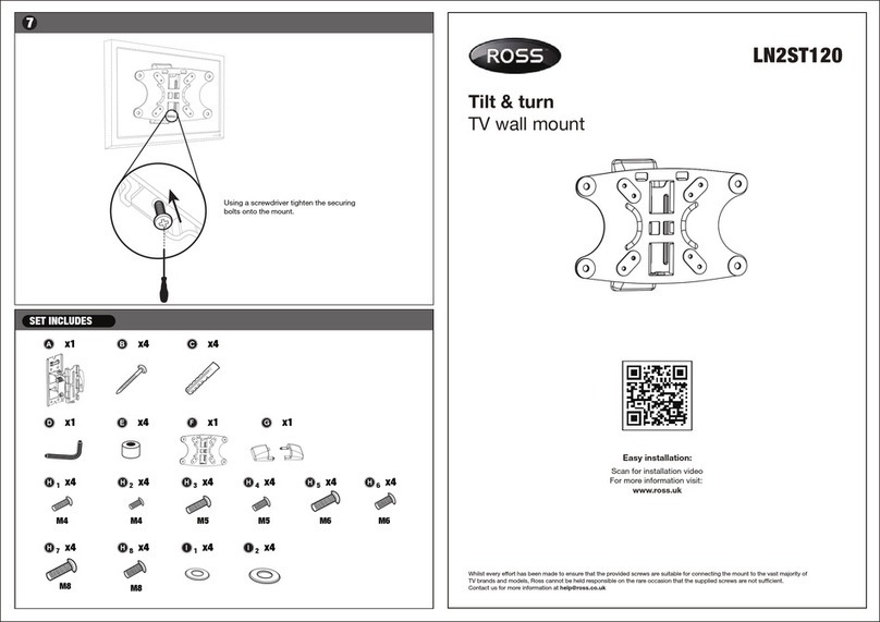 Ross LN2ST120 quick start guide