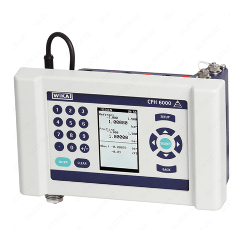 WIKA CPH6000 User manual