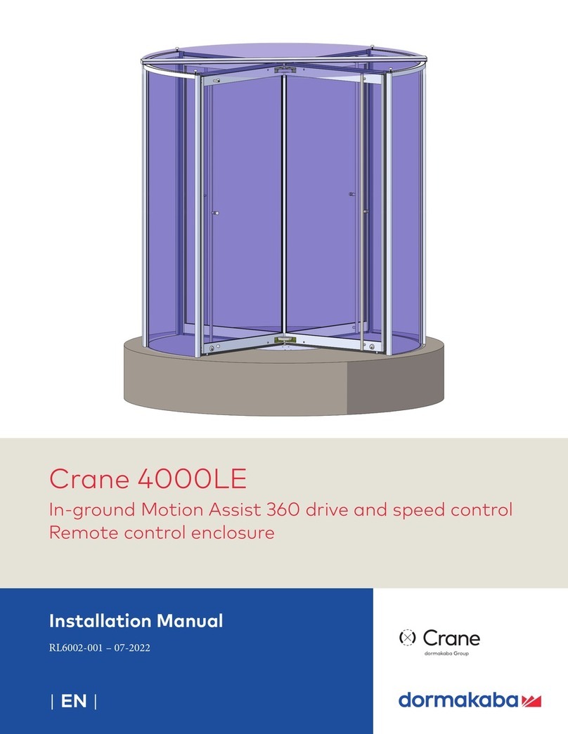 Dormakaba Crane 4000LE installation manual