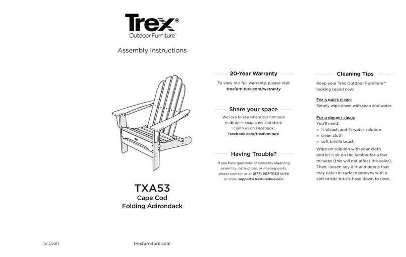 TREX Cape Cod TXA53 User manual