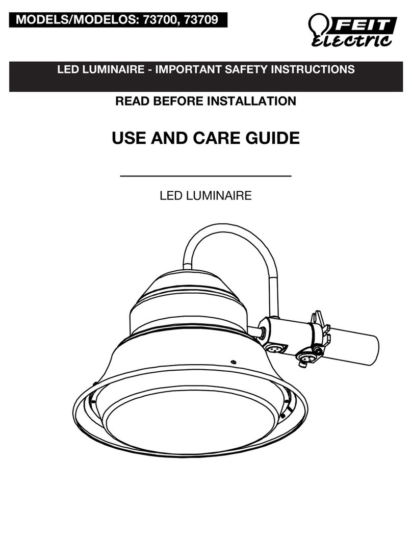 Feit Electric 73700 Use and care guide