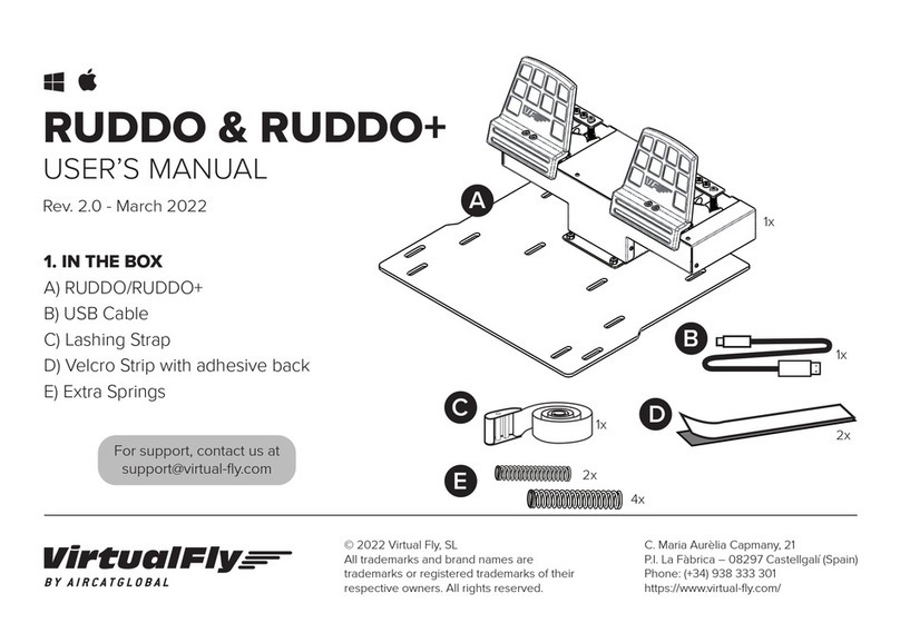 Aircatglobal VirtualFly RUDDO user manual