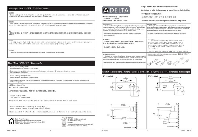 Delta T31338-WL User manual