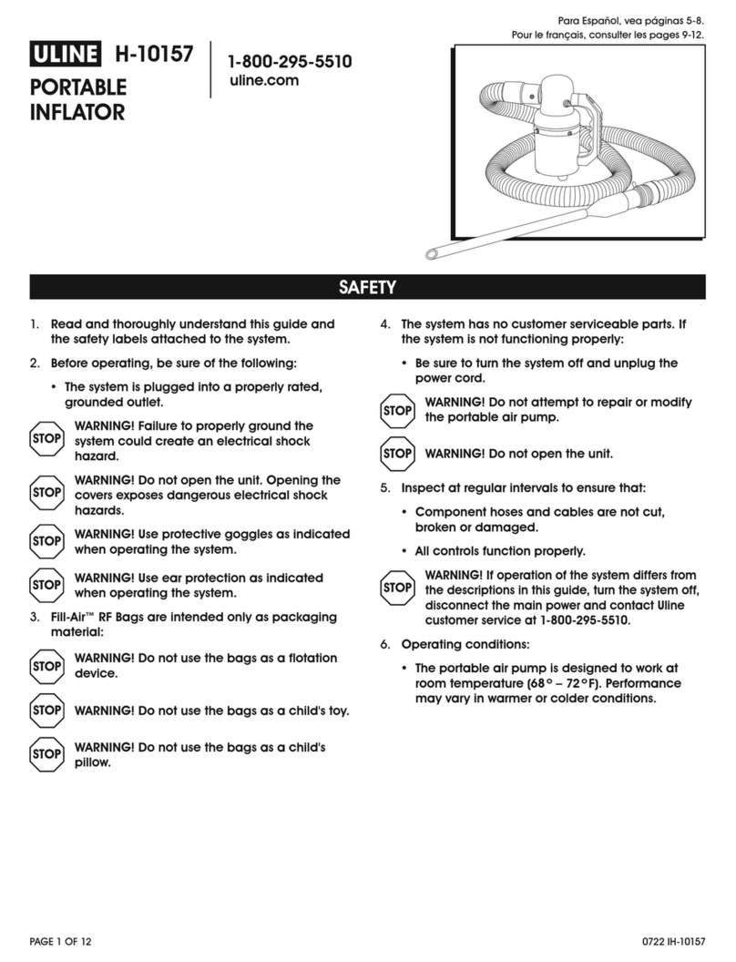 U-Line H-10157 User manual