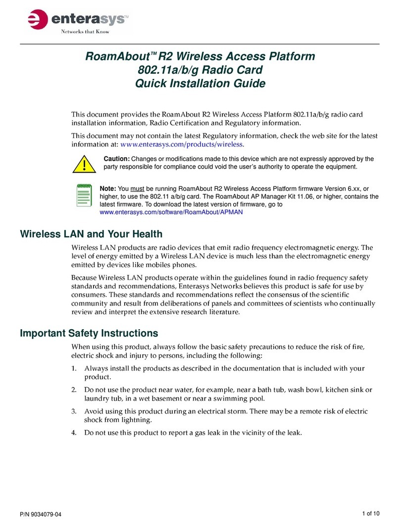 Enterasys RoamAbout R2 User manual