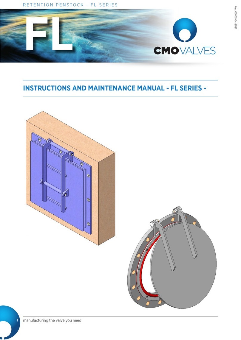 CMO VALVES FL Series Instruction and maintenance manual