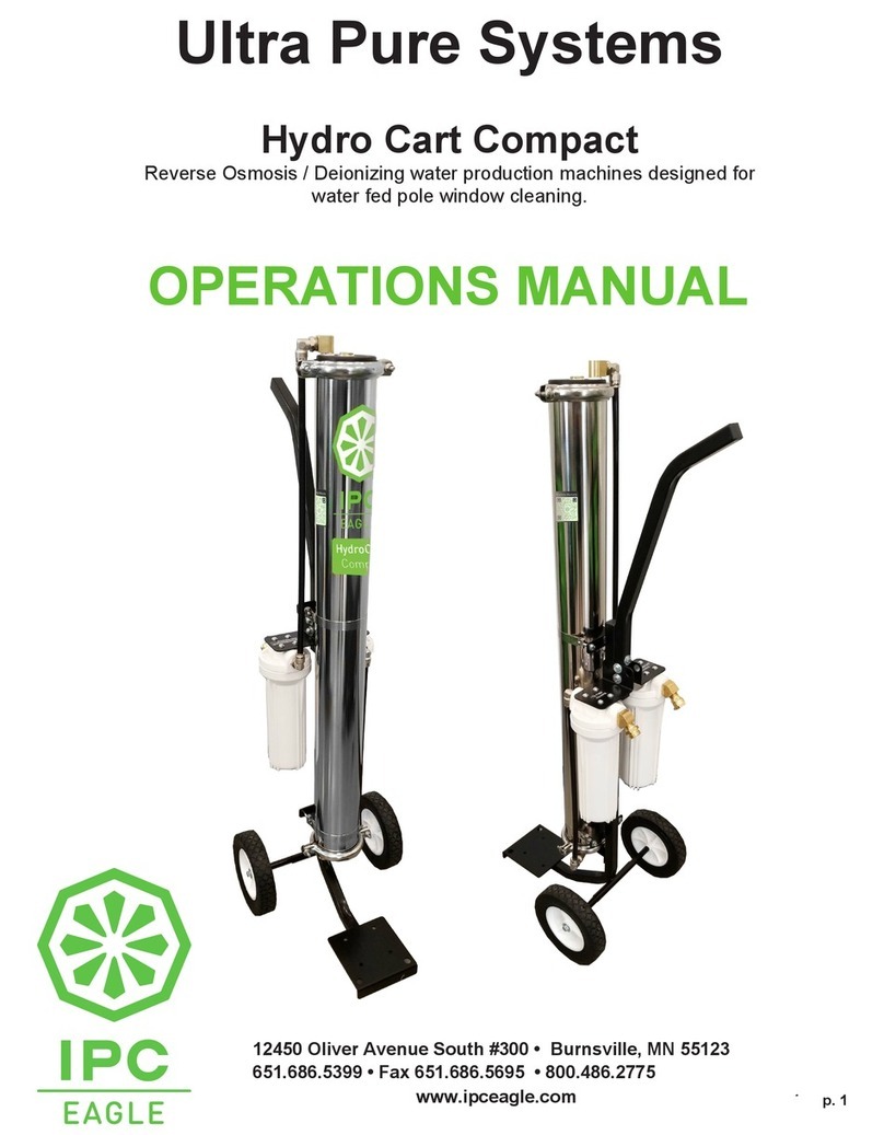 IPC Eagle Ultra Pure Systems Hydro Cart Compact Operation manual