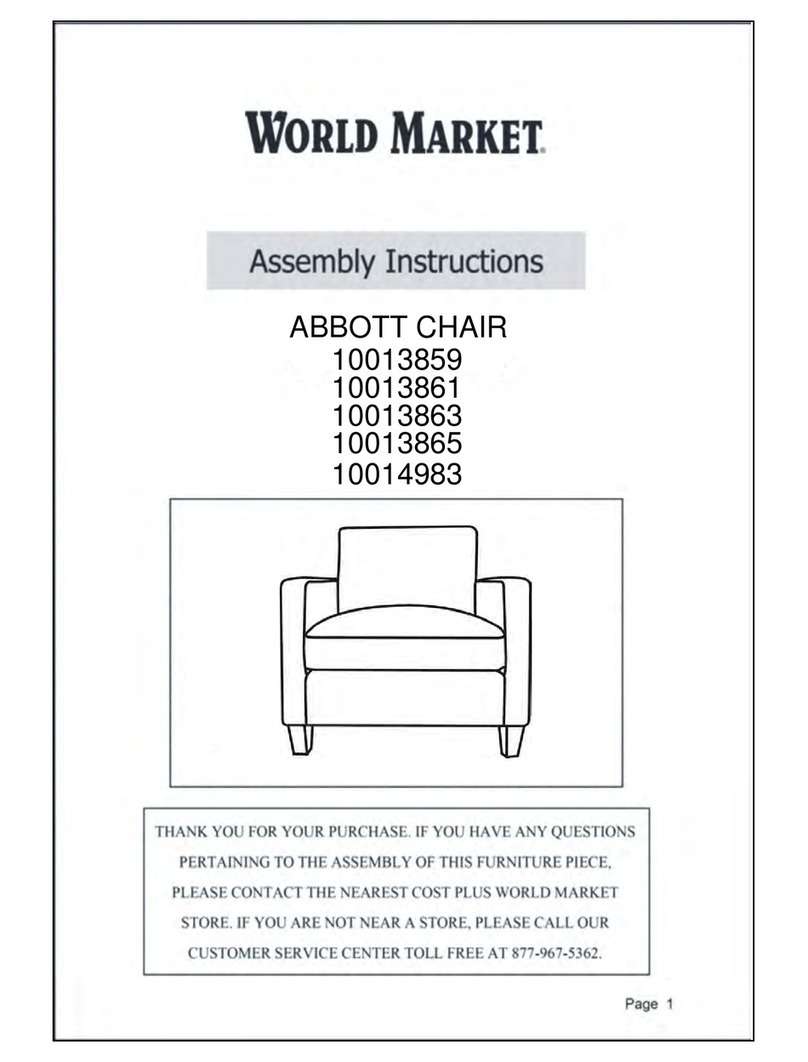 World Market 10013859 Assembly instructions