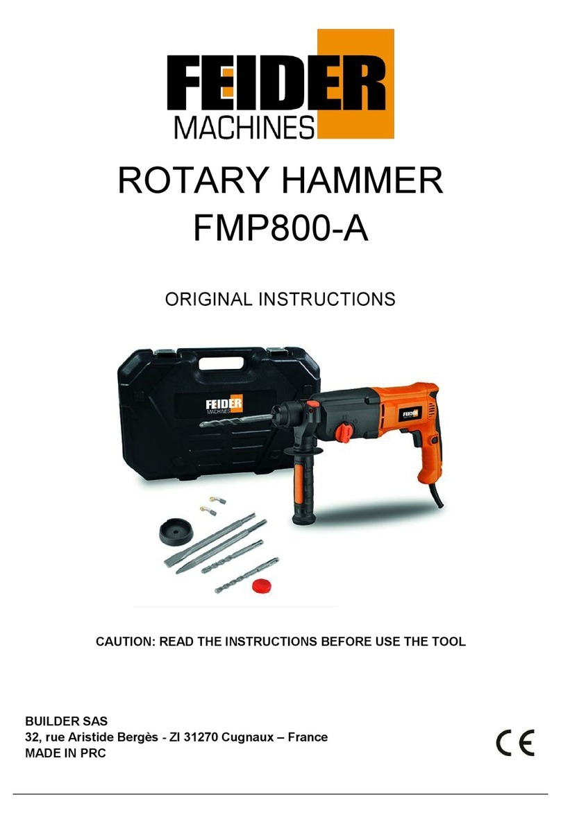 Feider Machines FMP800-A User manual