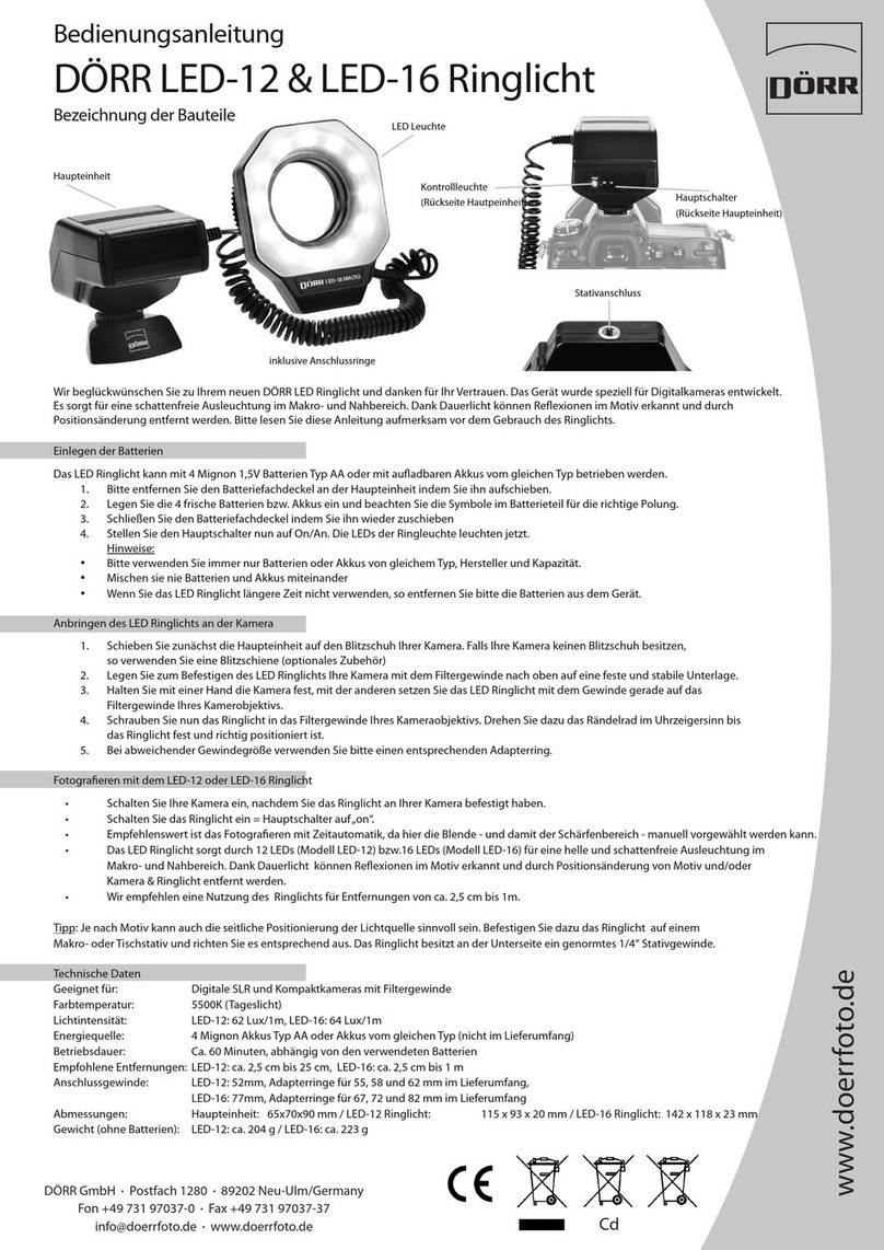 DÖRR LED-12 User manual