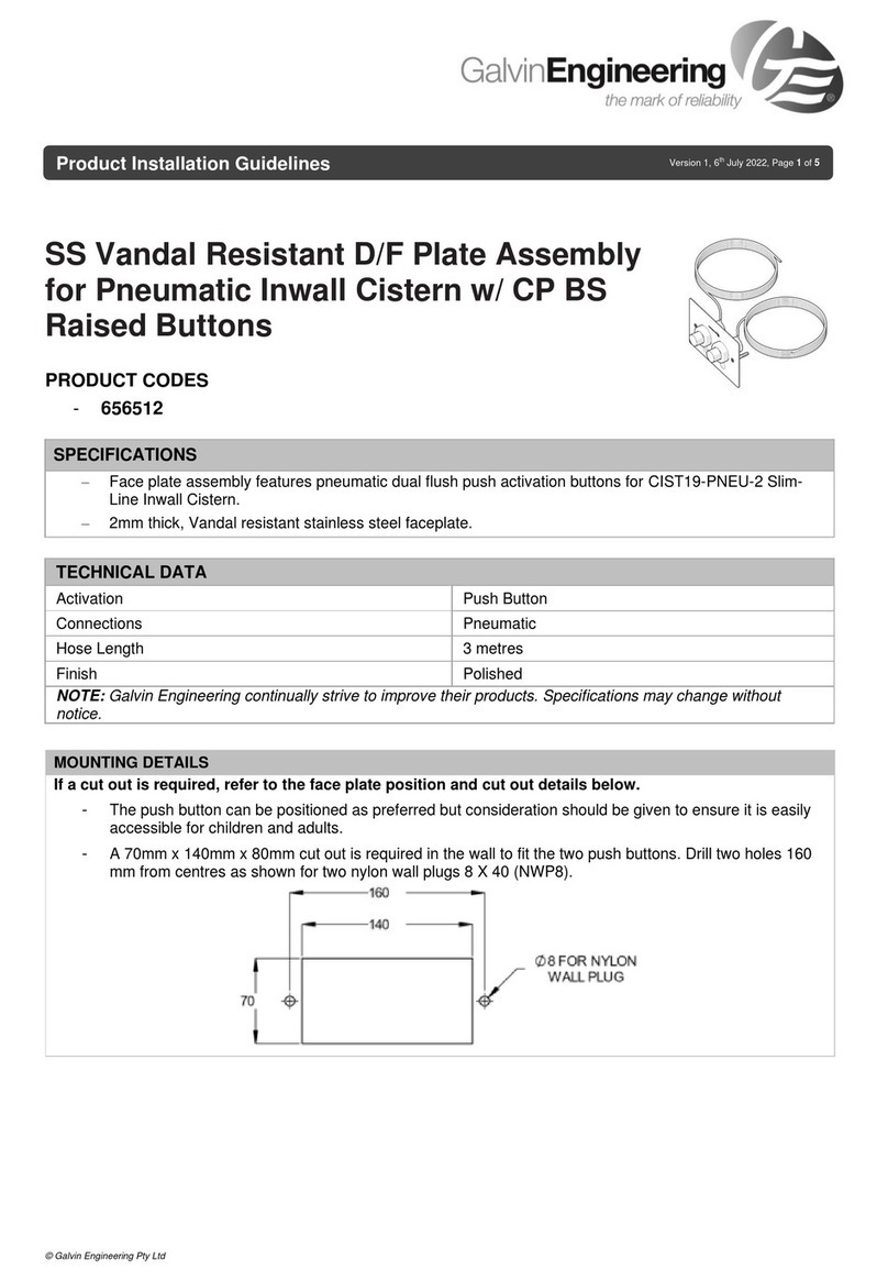 Galvin Engineering 656512 Installation guidelines