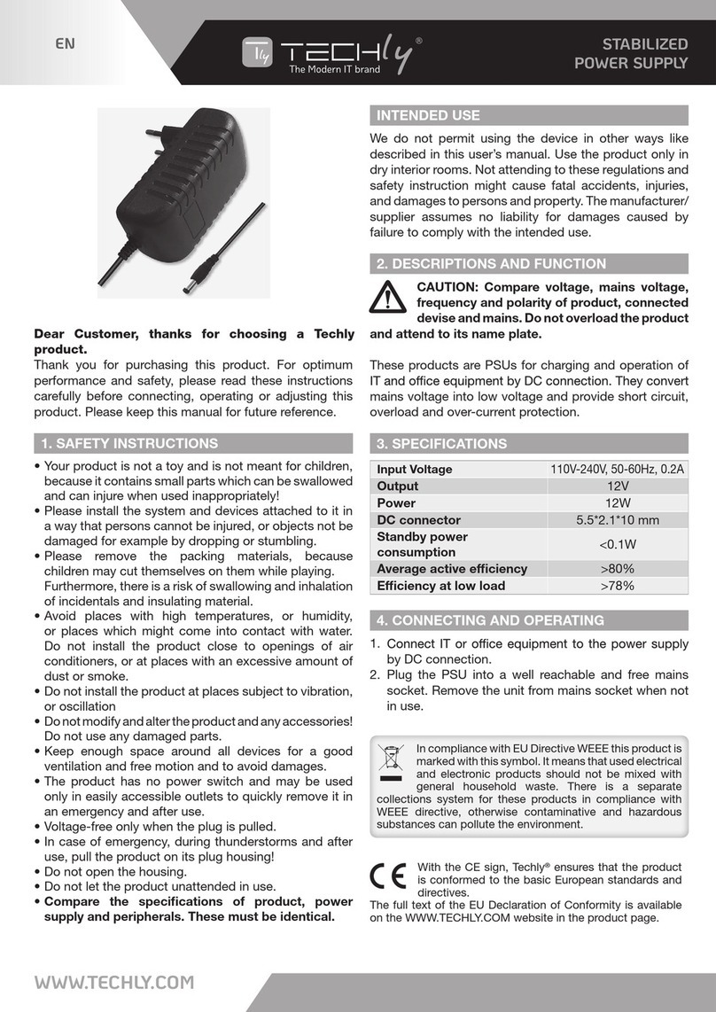 Techly IPW-12V10DC User manual