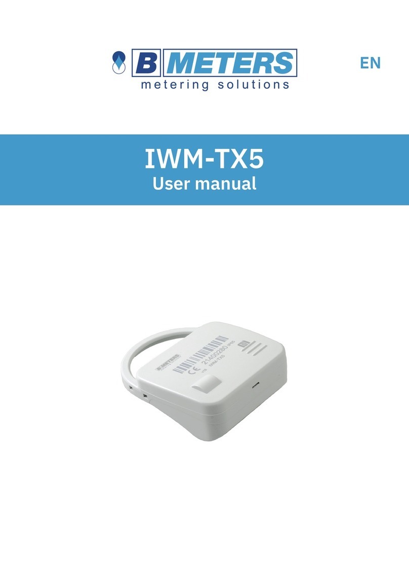 B meters IWM-TX5 User manual