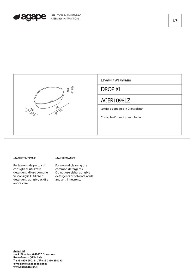 agape DROP XL Assembly instruction