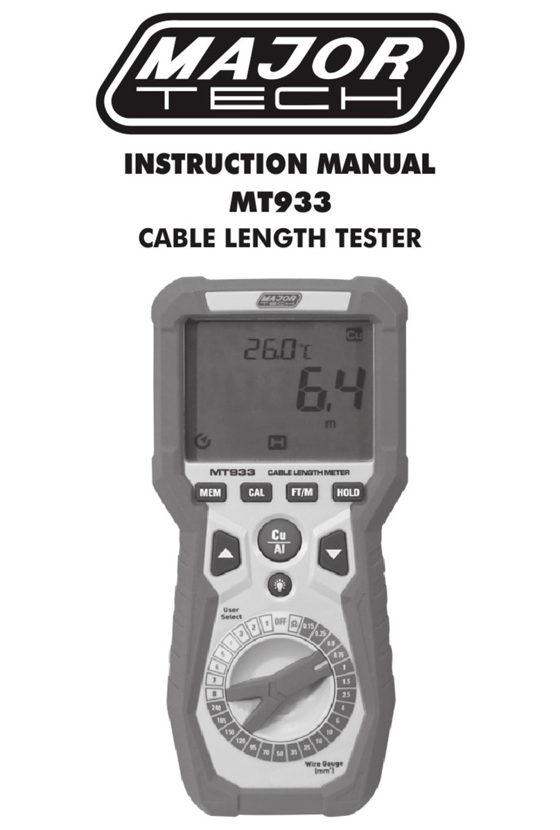Major tech MT933 instruction manual