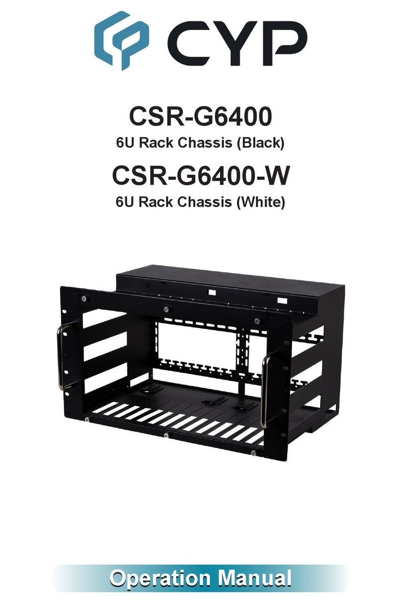 CYP CSR-G6400 Operation manual