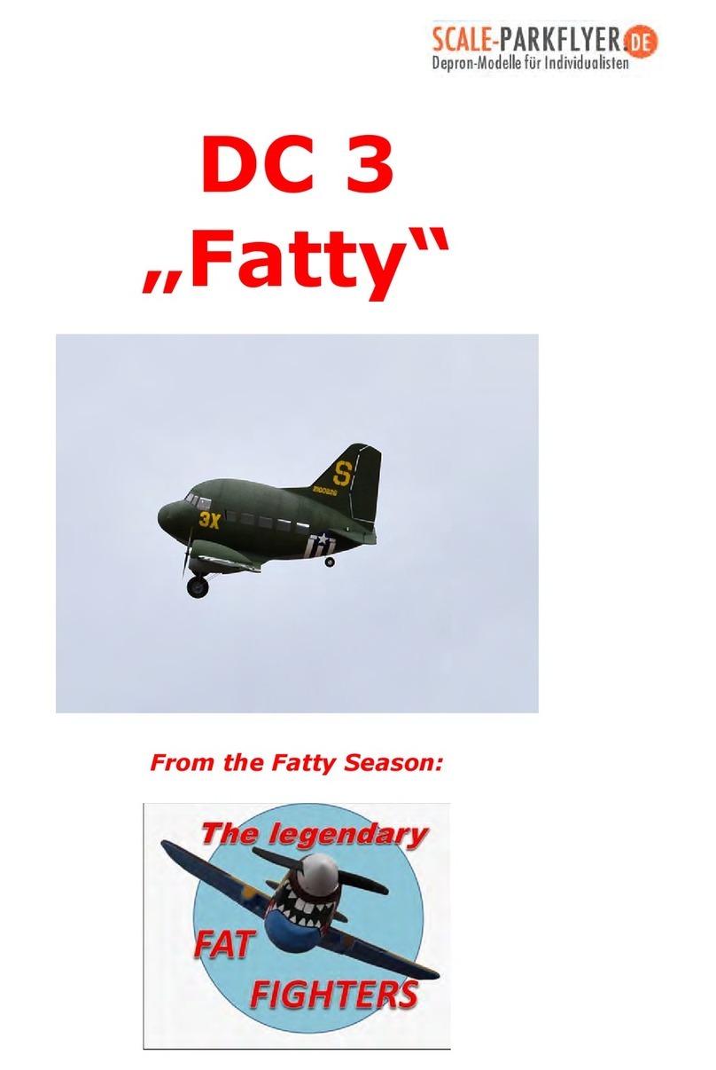 SCALE-PARKFLYER DC 3 Fatty Building instructions