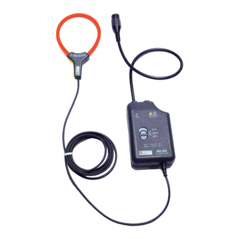 Chauvin Arnoux MiniFLEX  MA200 User manual