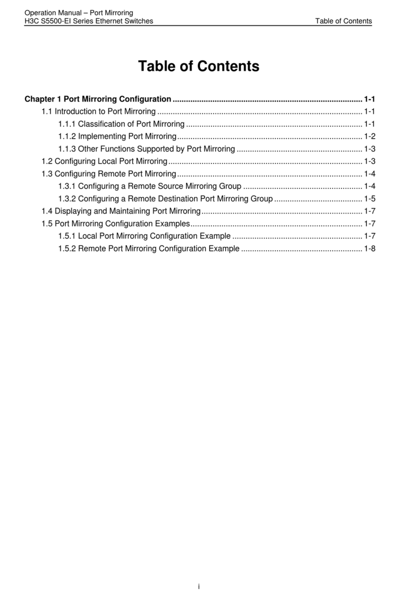 H3C S5500-EI series manual