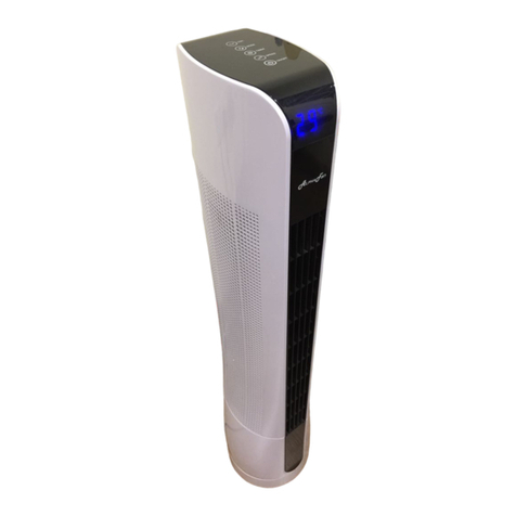 Alpha Fan TWF-AC User manual