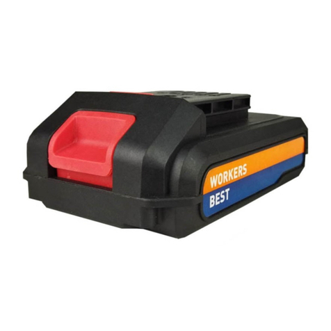 WORKERS BEST BATTERY WB 18 V LI 2.0 AH manual