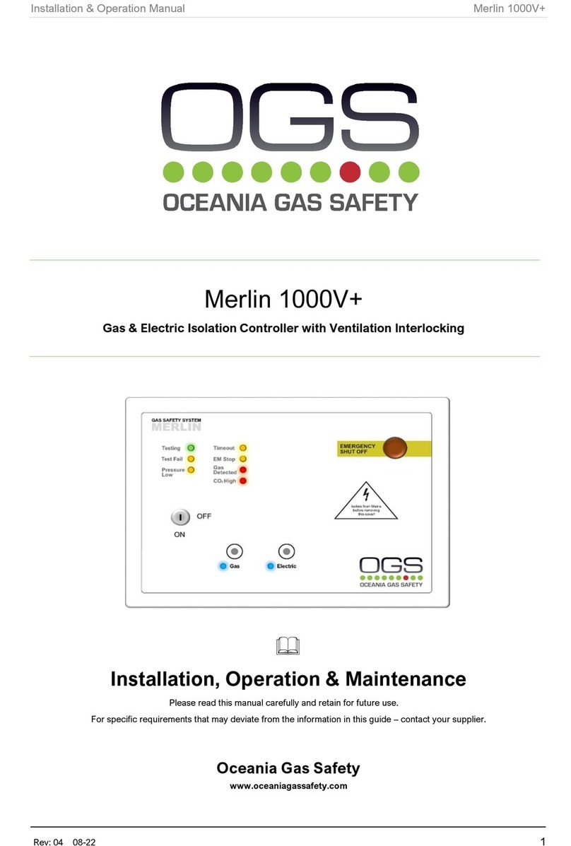 OGS Merlin 1000V+ Installation operation & maintenance