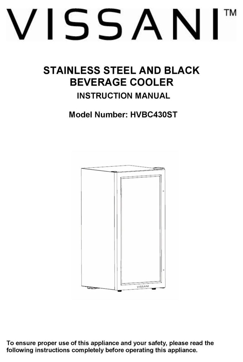 Vissani HVBC430ST instruction manual