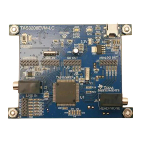 Texas Instruments TAS3208EVM-LC User manual Texas Instruments TAS3208EVM-LC User manual