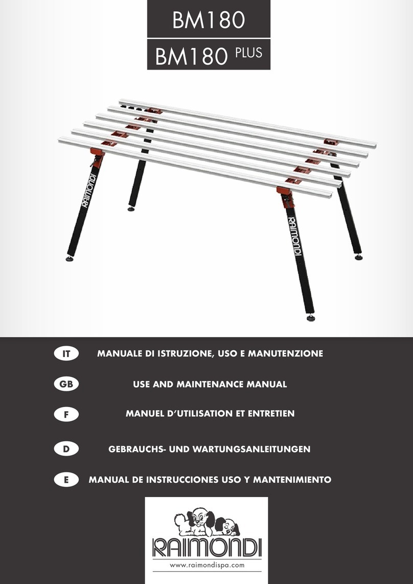 RAIMONDI BM180 Use and maintenance manual