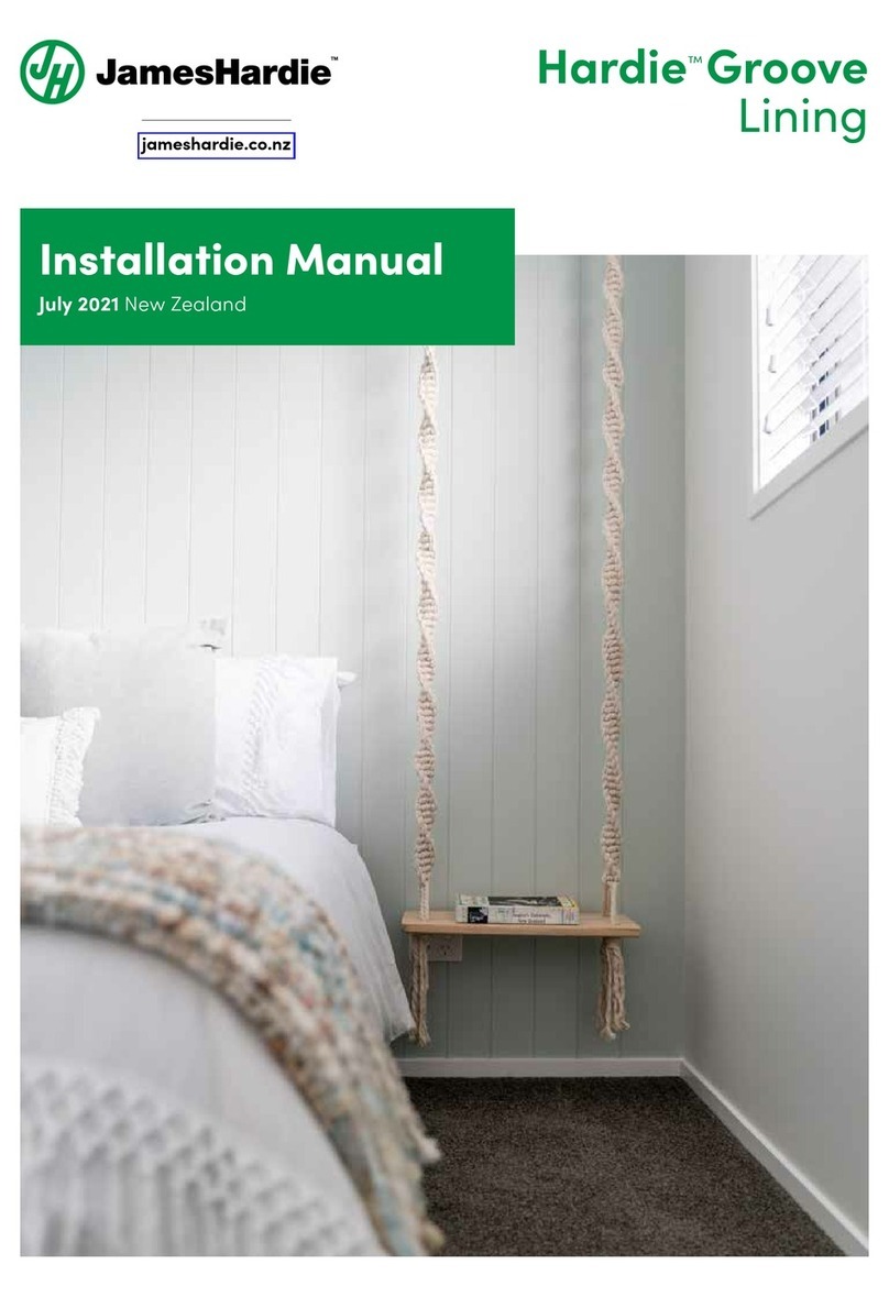 Hardie Groove Lining installation manual Hardie Groove Lining installation manual
