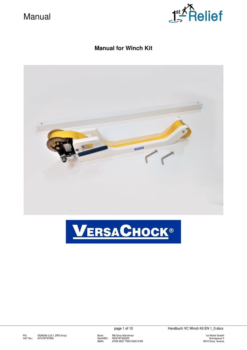 1st-Relief VERSACHOCK User manual
