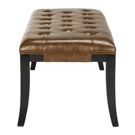 Safavieh Furniture Tyler HUD4069 quick start guide