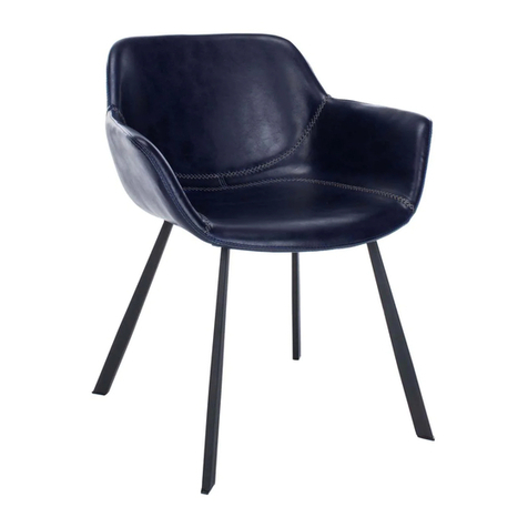 Safavieh Furniture Arlo Mid Century DCH3002A-SET2 manual