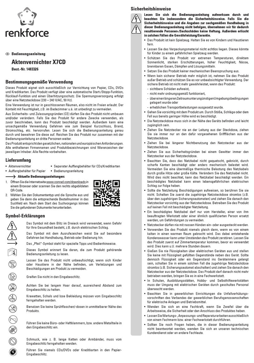 Renkforce X7CD User manual