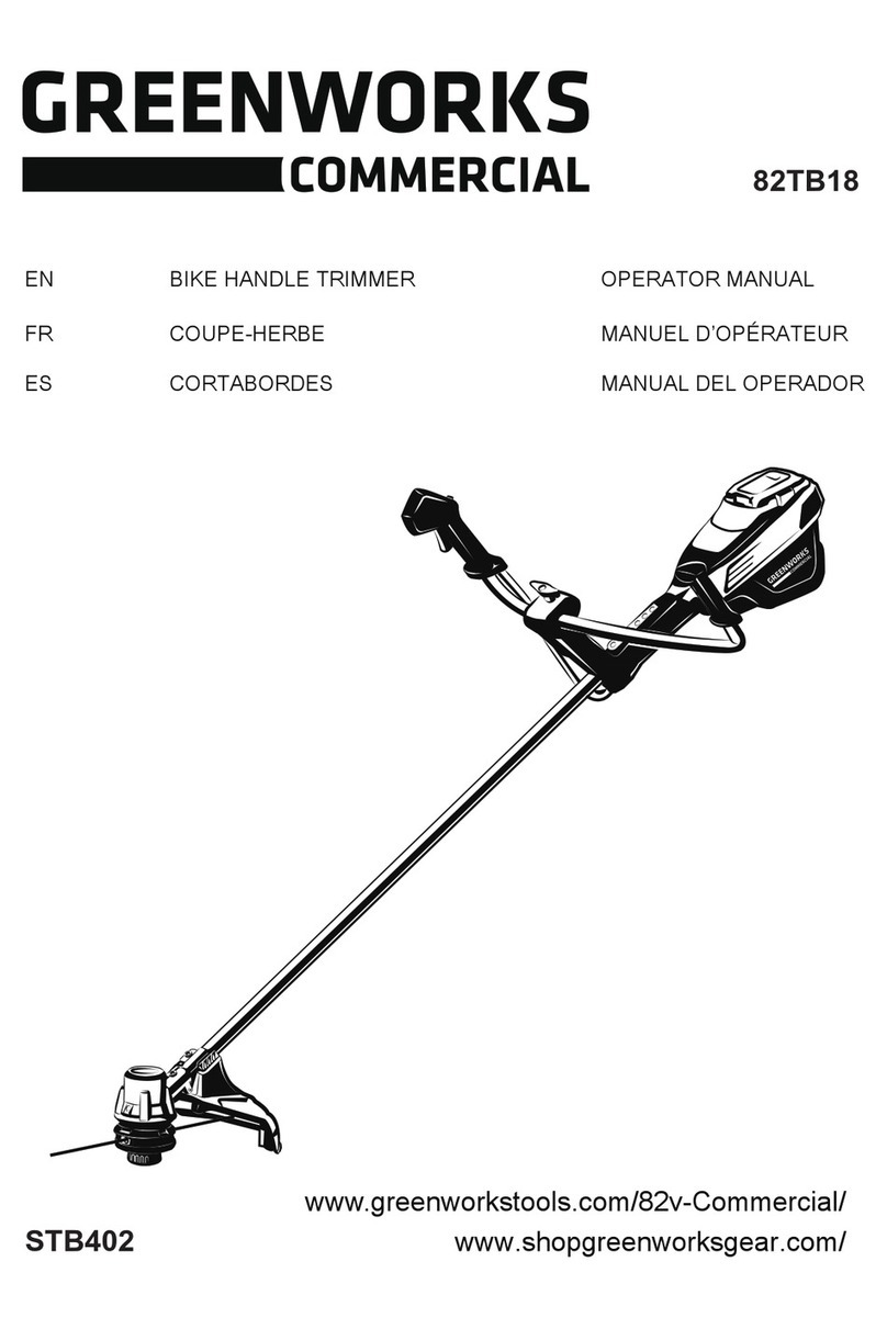 GreenWorks 82TB18 User manual