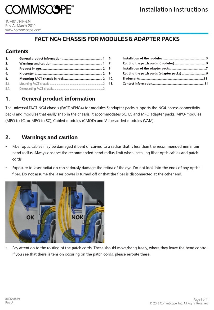 CommScope FACT NG4 installation instructions
