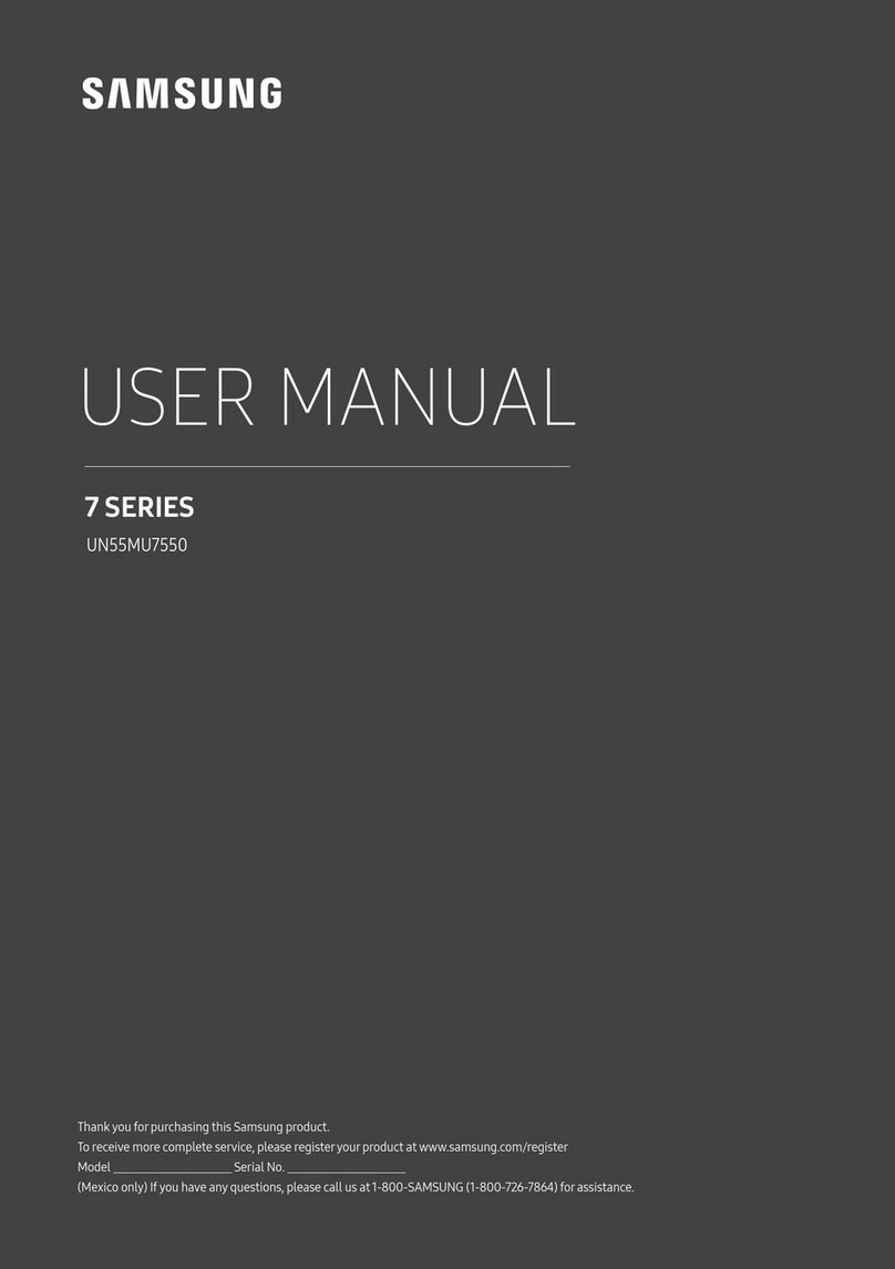 Samsung UN55MU7550 User manual