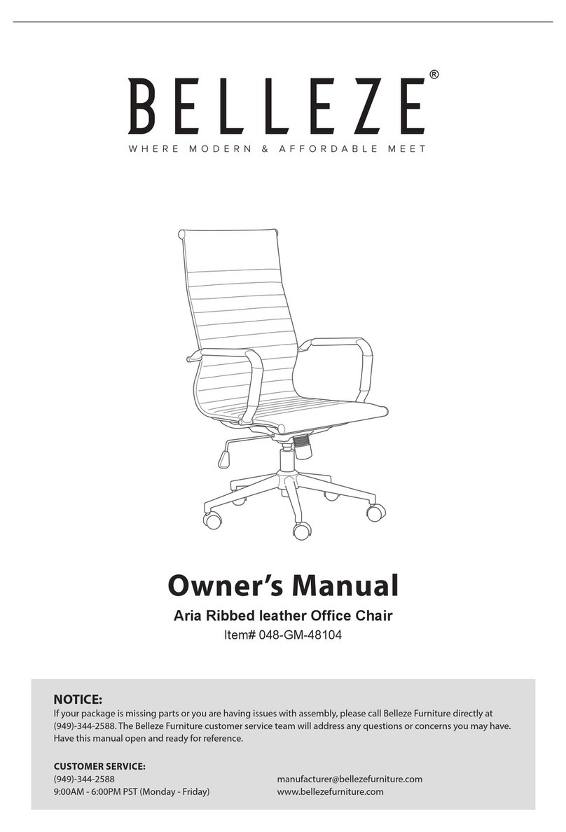Belleze 048-GM-48104 owner's manual