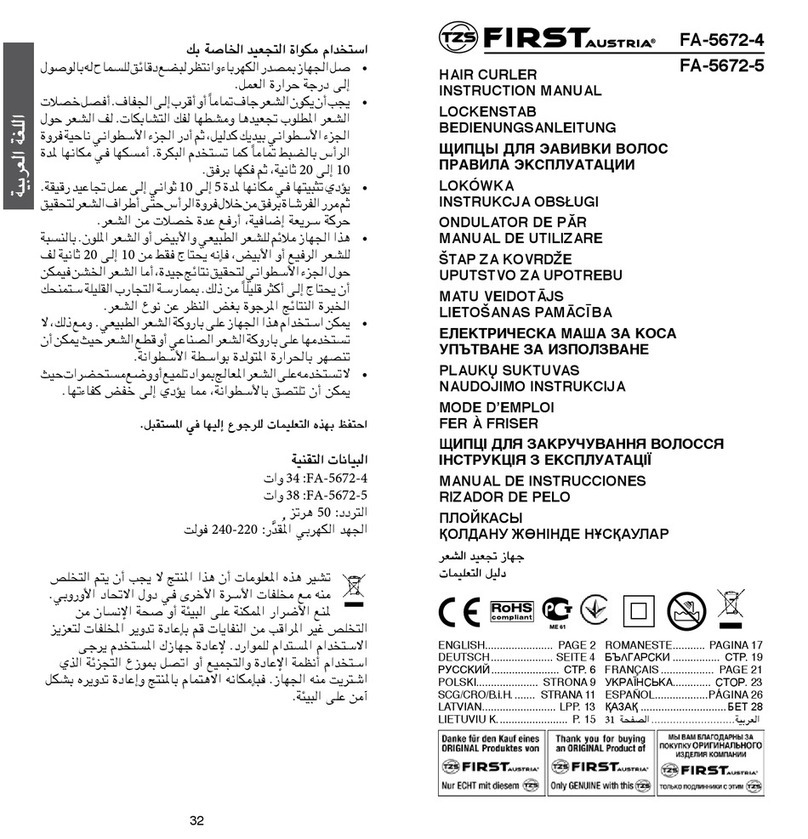 TZS First AUSTRIA FA-5672-4 instruction manual