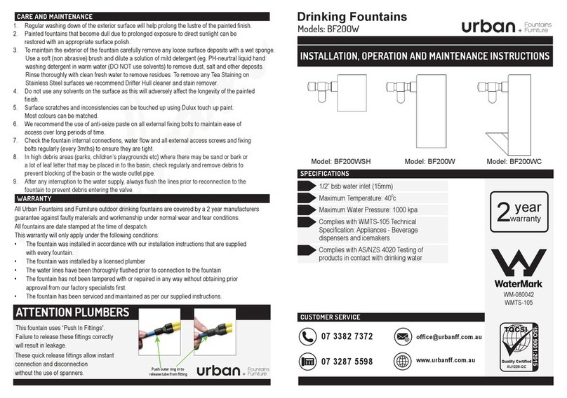 Urban BF200WC Manual